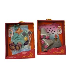 (2) Our Generation Doll Outfit Sets NEW Mermaid and Watermelon